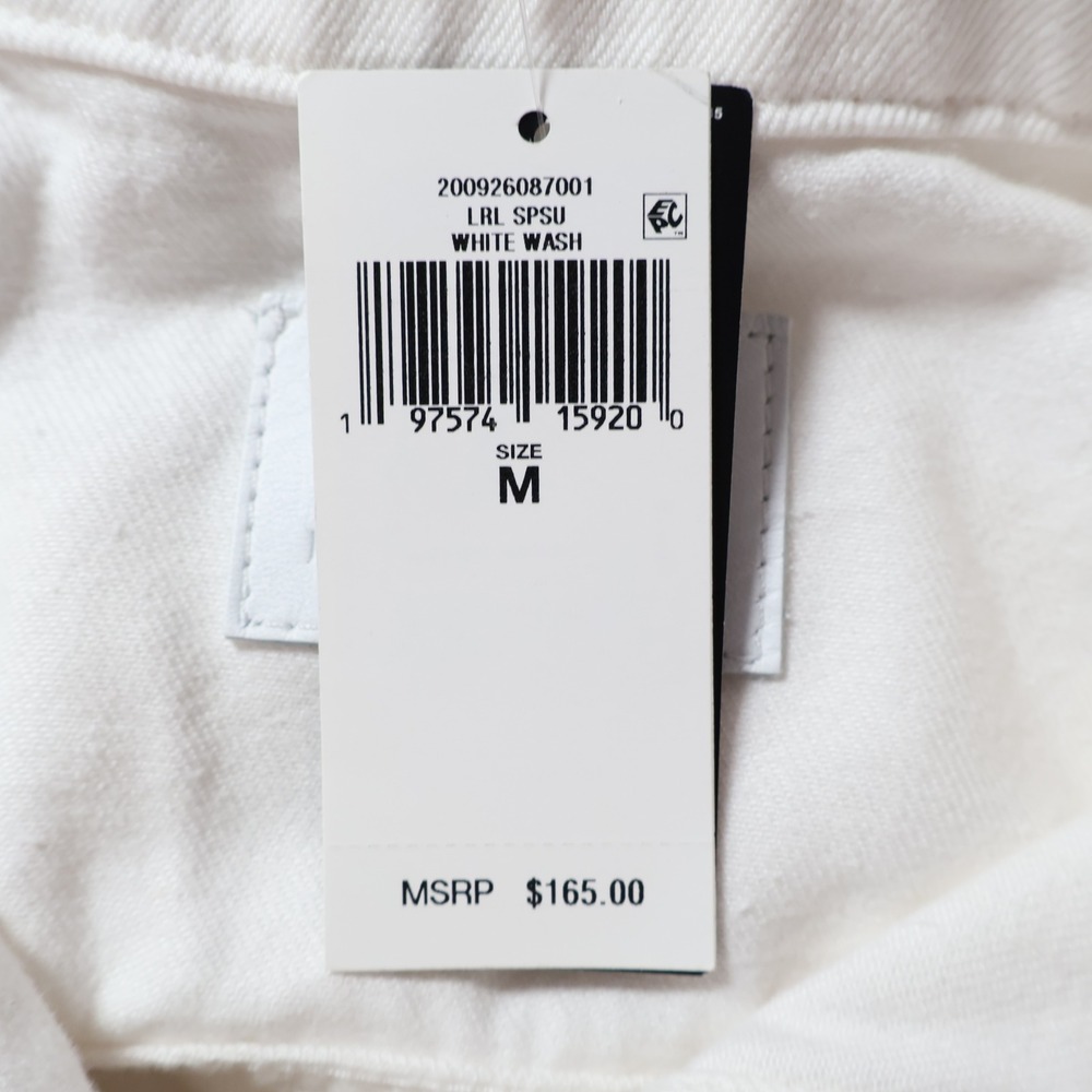 Ralph Lauren Denim Trucker Jacket Womens M White Classic Cotton $165 NWT - Picture 12 of 16